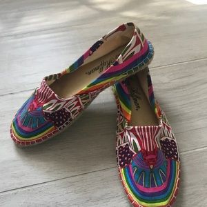 Mara Hoffman Rainbow Bird Espadrilles